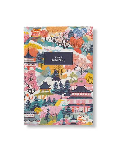 Japanese Garden 2024 Personalisable Diary