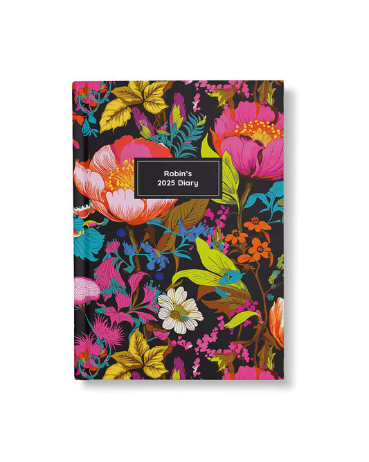 Vivid Floral 2025 Diary