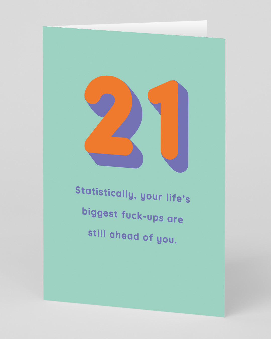 Personalised 21st Birthday Card