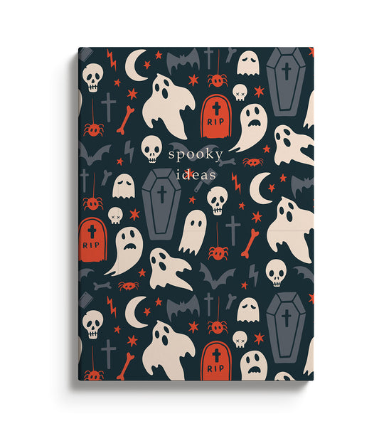 Spooky Ideas Ghosts Notebook