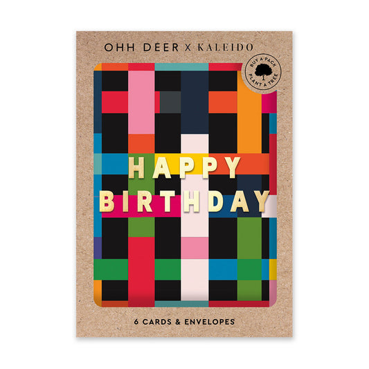 Plaid Happy Birthday Card Set