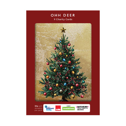 The Natural World Range x 3 Charity Christmas Cards (Pack of 9)