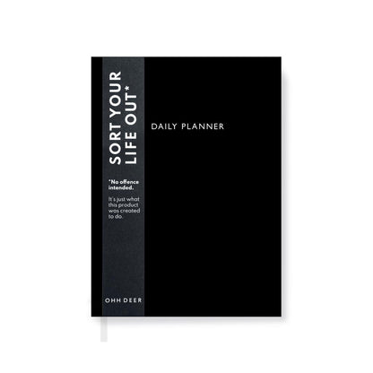 Black Daily Planner