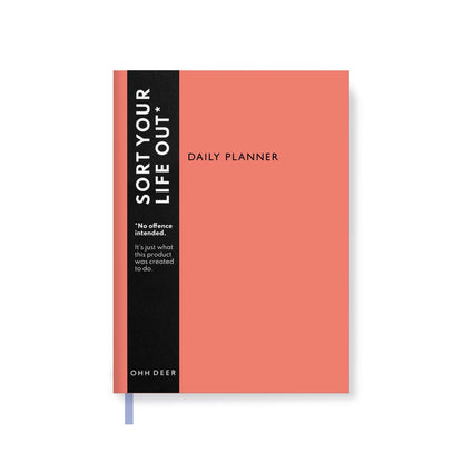 Coral A5 Daily Planner