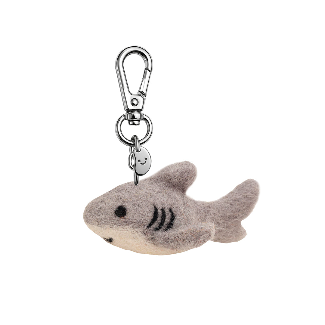 Simon The Shark Felt Keychain