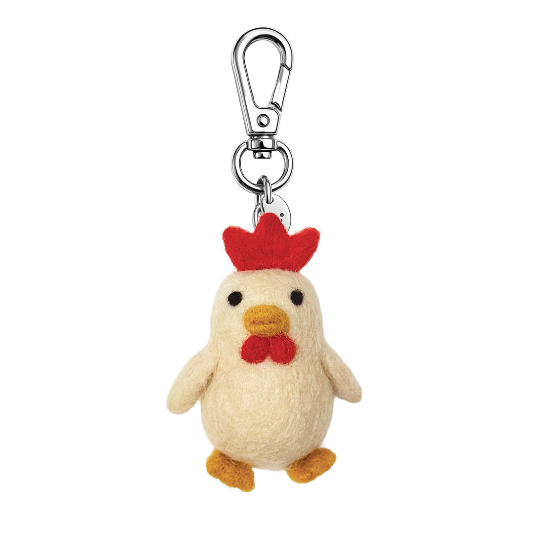 Ranger The Rooster Felt Keychain