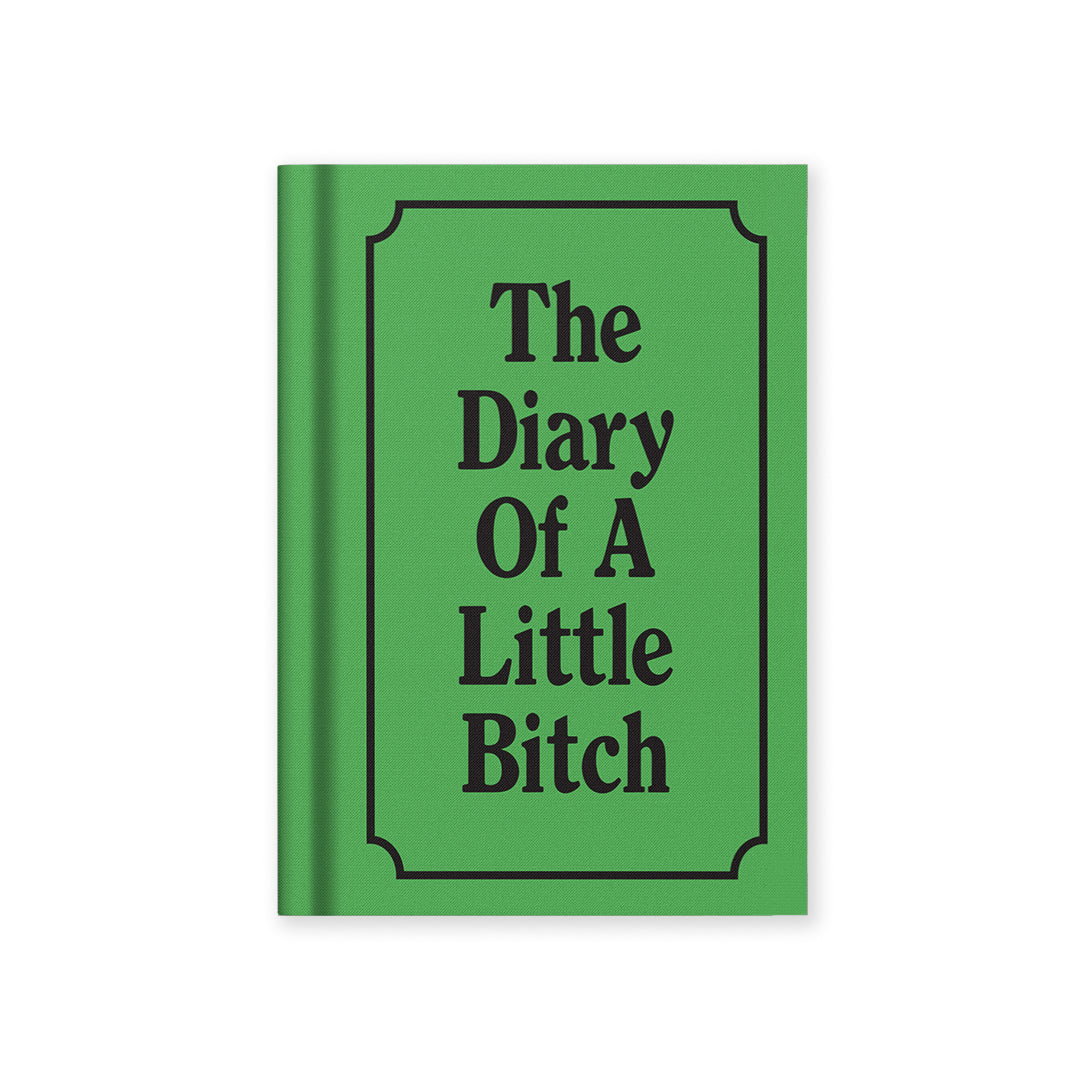 The Diary of a Little Bitch A7 Fabric Hardback Notebook