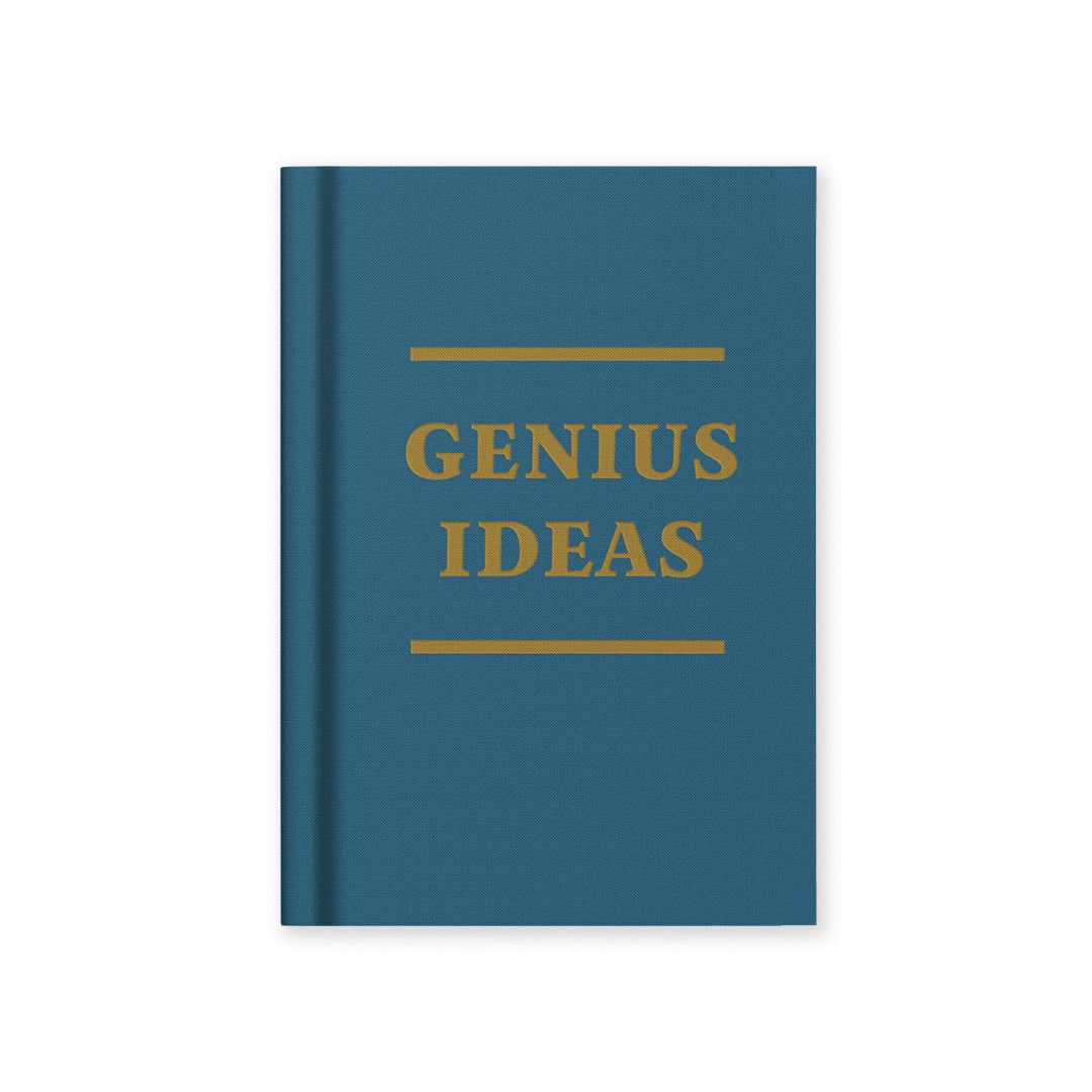 Genius Ideas A7 Fabric Hardback Notebook