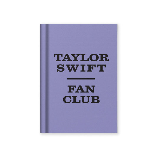 Taylor Swift Fan Club A7 Fabric Hardback Notebook