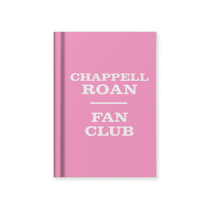 Chappell Roan Fan Club A7 Fabric Hardback Notebook