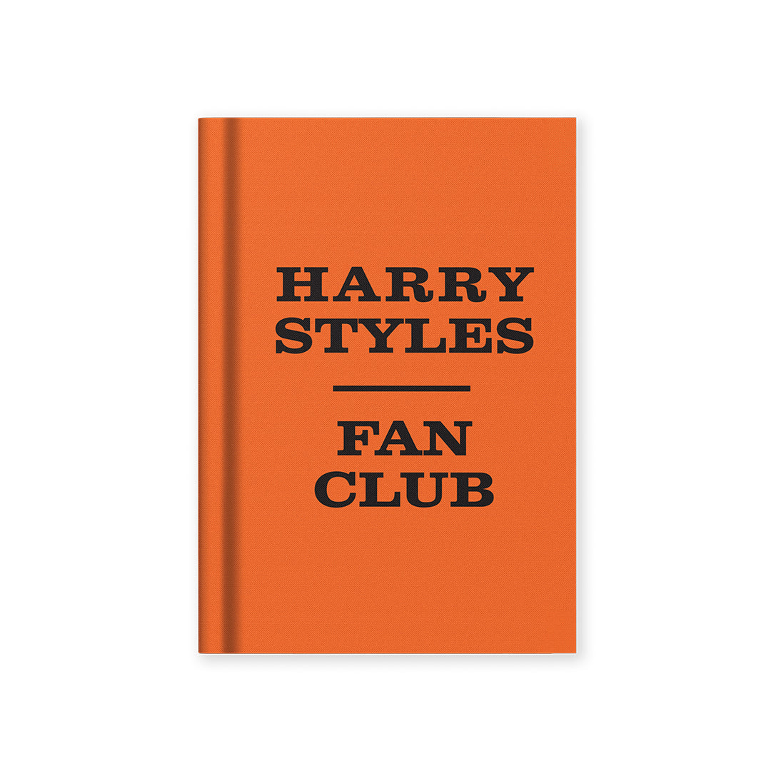 Harry Styles Fan Club A7 Fabric Hardback Notebook