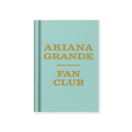Ariana Grande Fan Club A7 Fabric Hardback Notebook