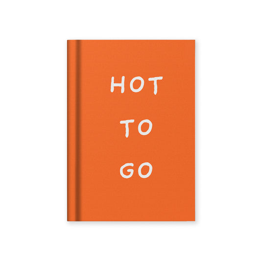 Hot To Go Fabric Hardback Notebook (A7)