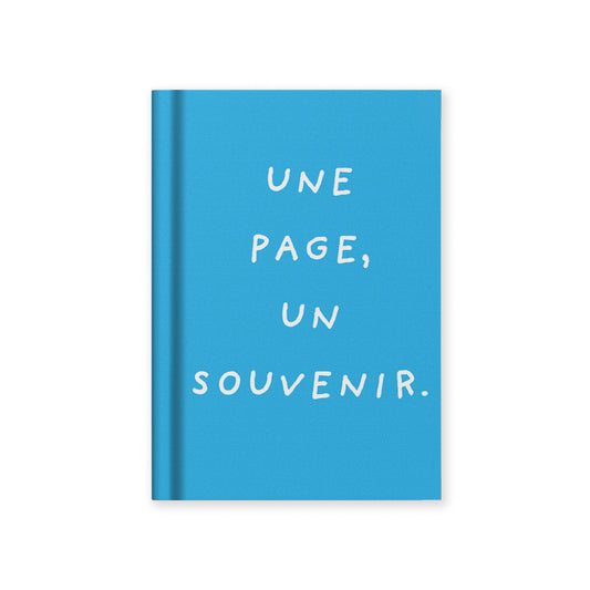 Une Page, Un Souvenir French A7 Fabric Hardback Notebook