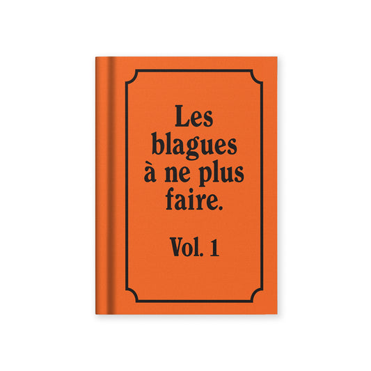 Les Blagues French A7 Fabric Hardback Notebook