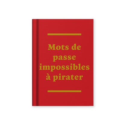 Mots de Passe French A7 Fabric Hardback Notebook