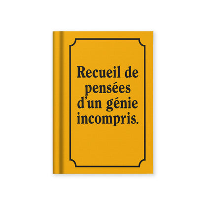 Recueil de Pensees French A7 Fabric Hardback Notebook