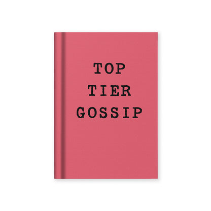 Top Tier Gossip A7 Fabric Hardback Notebook