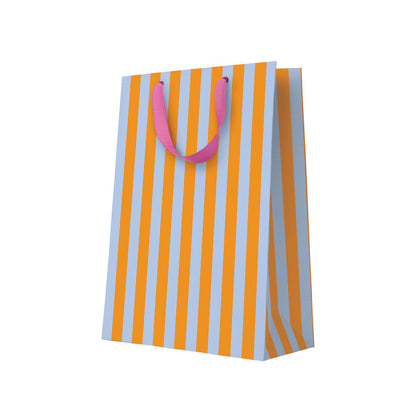 Blue and Khaki Large Gift Bag