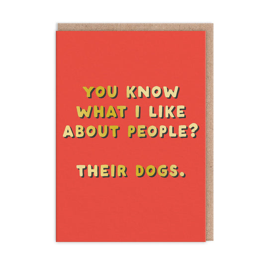 What I Like About People Greeting Card