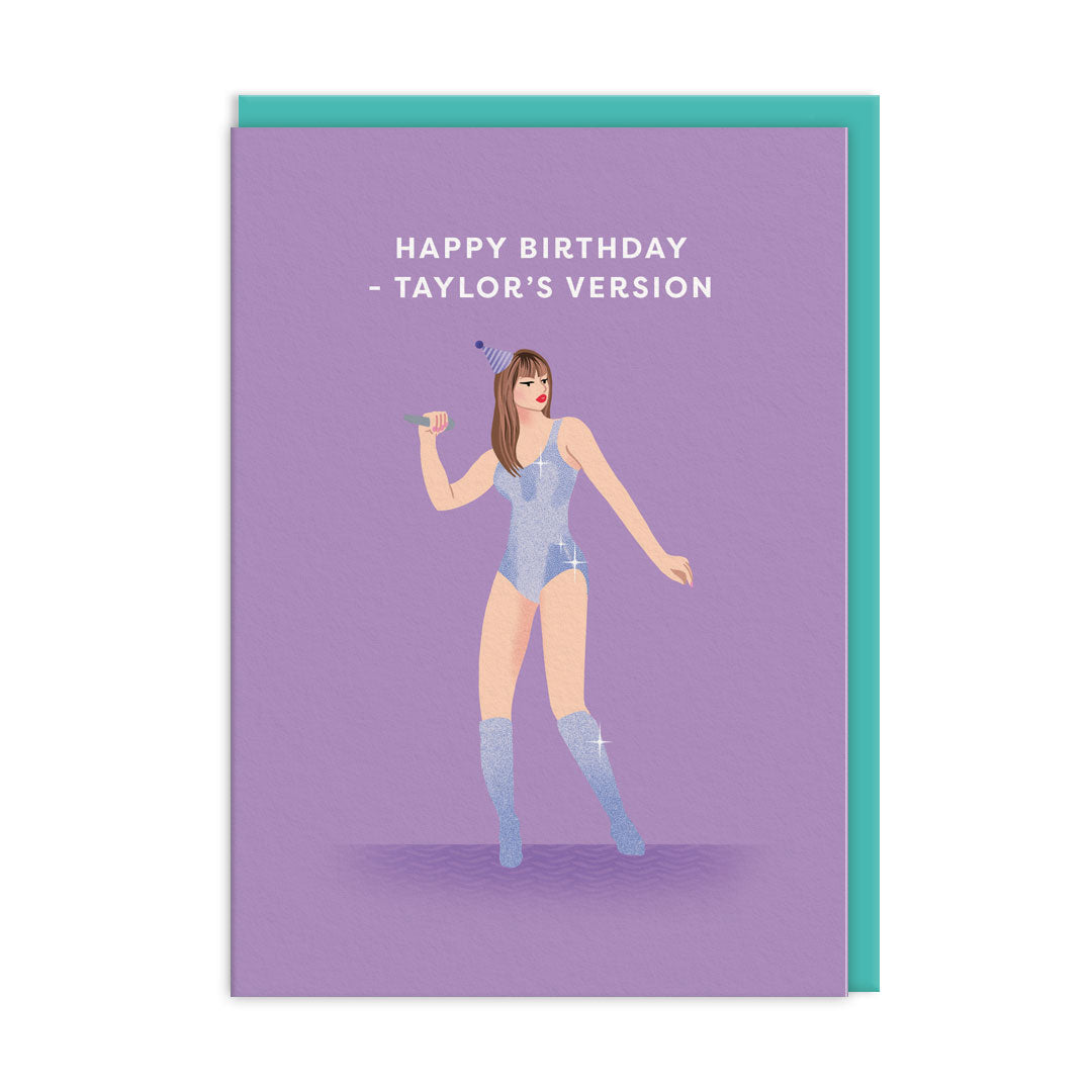 Taylor Swift Happy Birthday Card