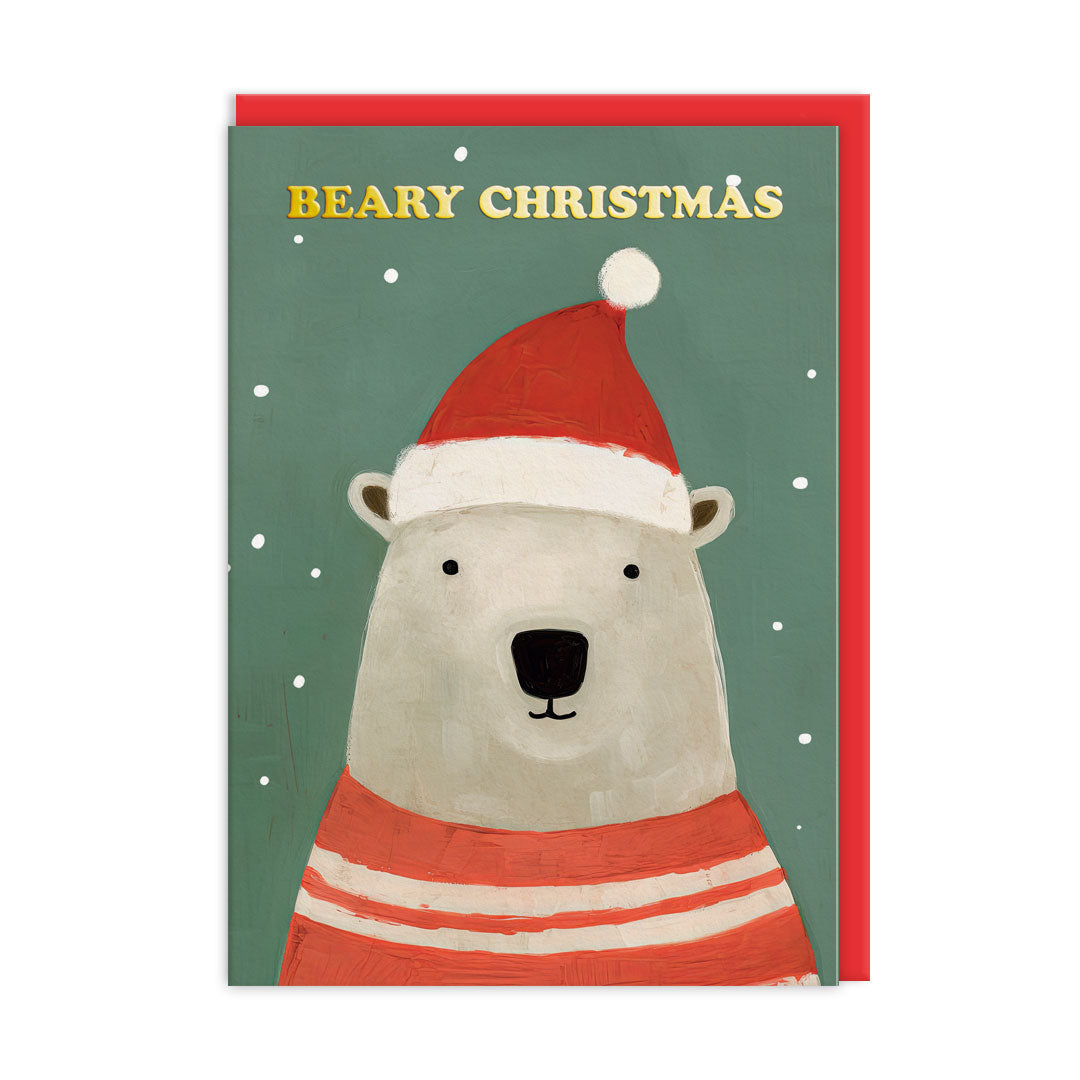 Pack of 9 Christmas Cards - Festive Bears