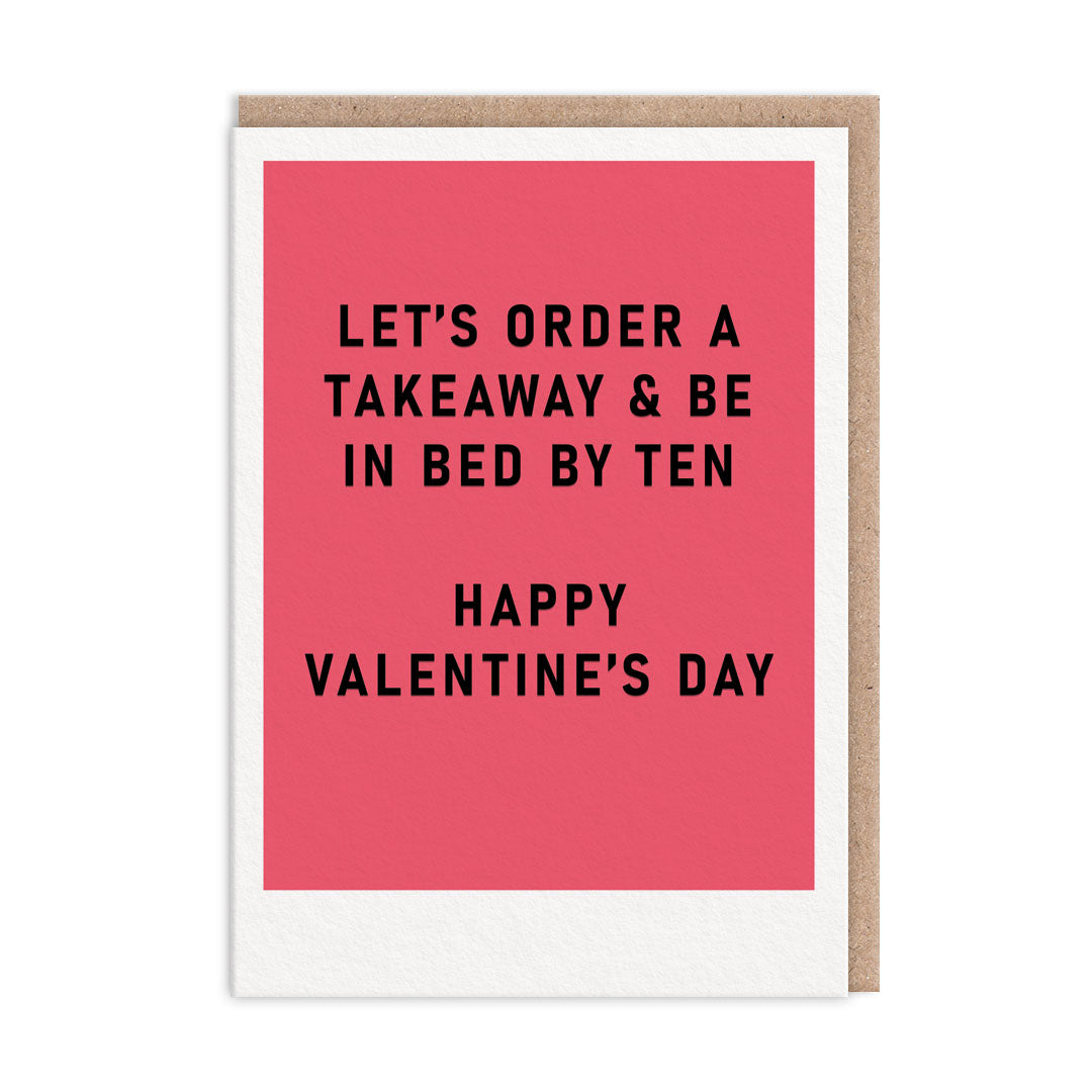 Let's Order A Takeaway Greeting Card