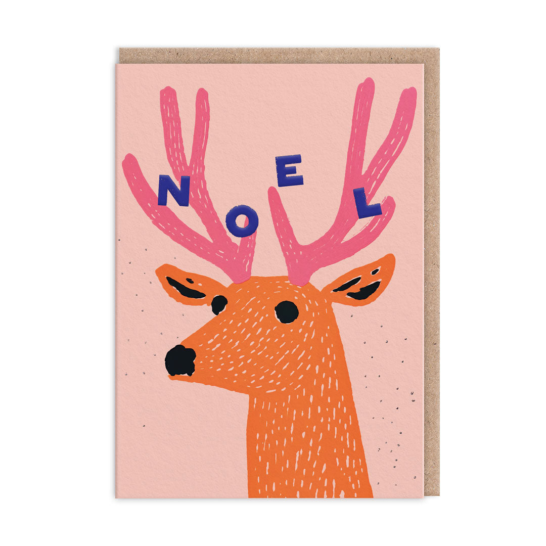 Noel Reindeer Greeting Card