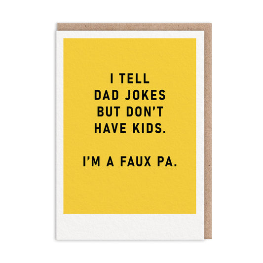 Faux Pa OUTLET Greeting Card