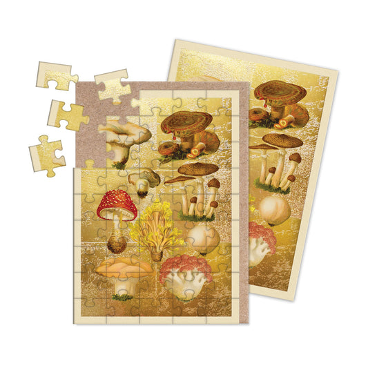 Fungi Collection Jigsaw Greeting Card