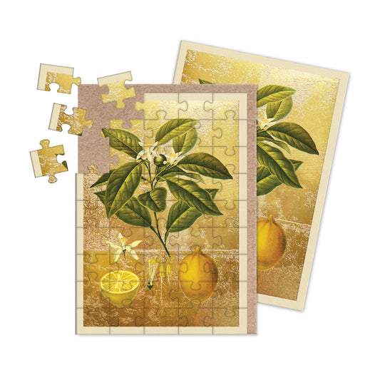 Lemons Jigsaw Greeting Card