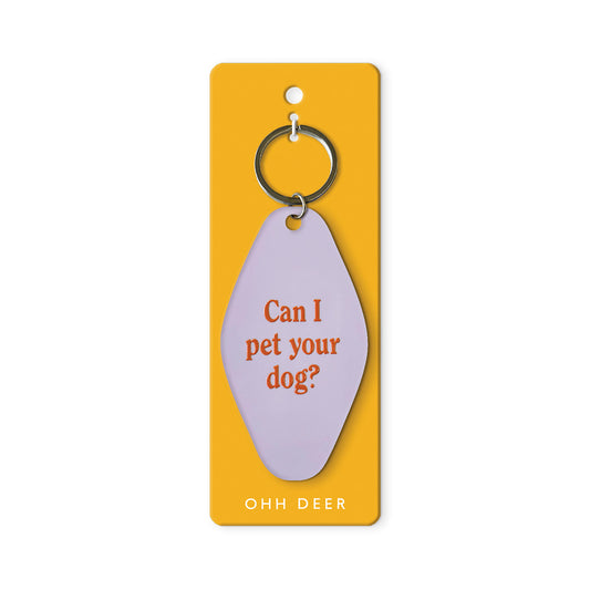 Pet Your Dog Keyring