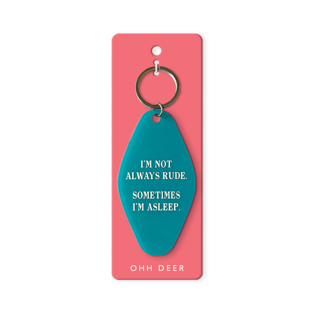 Sometimes I'm Asleep Keyring