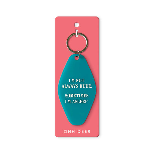 Sometimes I'm Asleep Keyring