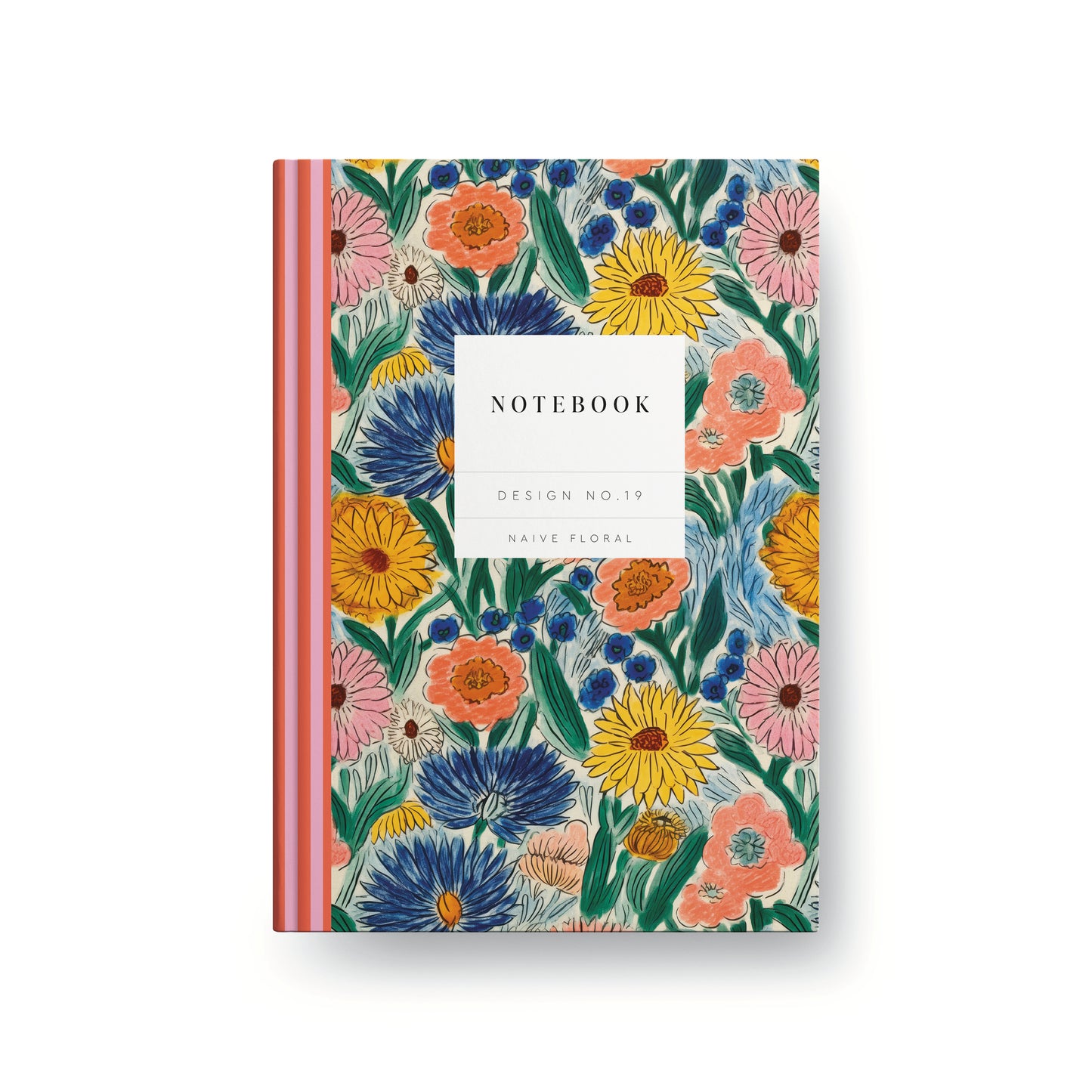 Design No.19 Naive Floral 1 Hardback Notebook