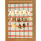 Patterned Christmas Card Pack of 6