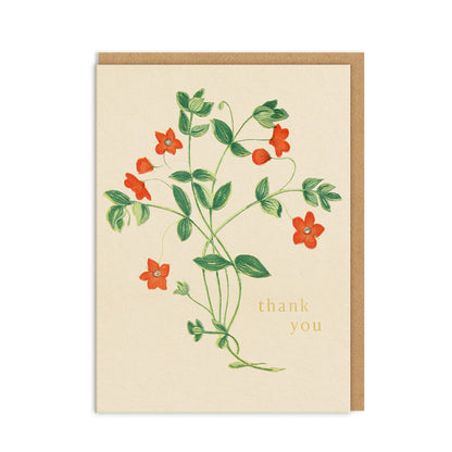 Among The Flowers Mini Greeting Card (Pack of 6)