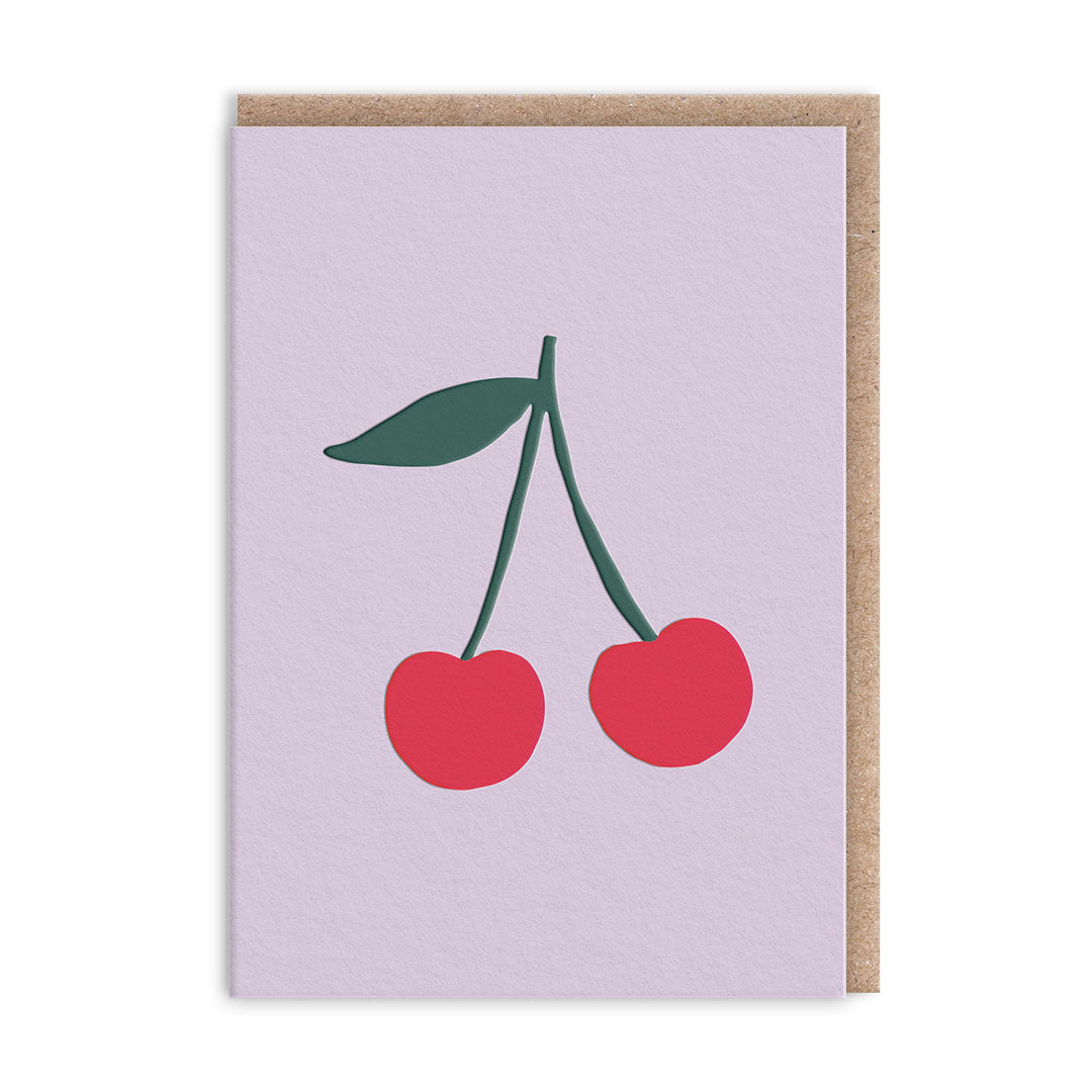 Cherries Mini Greeting Card