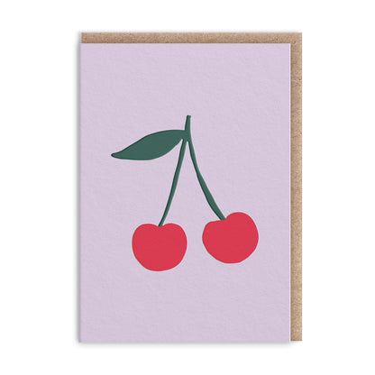 Cherries Mini Greeting Card