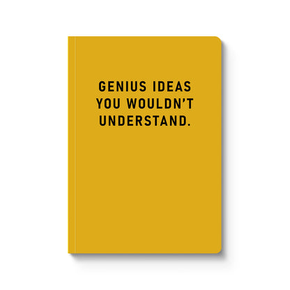 Genius Ideas Paperback Notebook (A5)