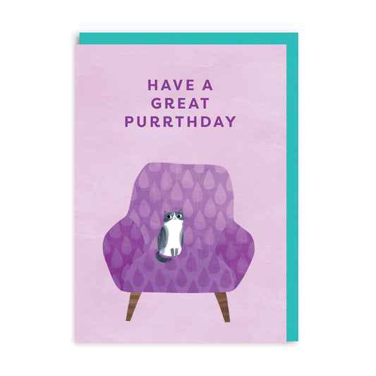 Have a Great Purrthday Birthday Card