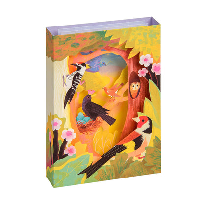 British Birds 3D Greeting Card