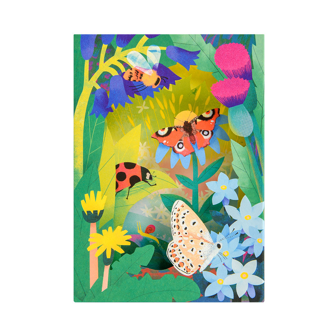 British Insects Pop Up Greeting Card