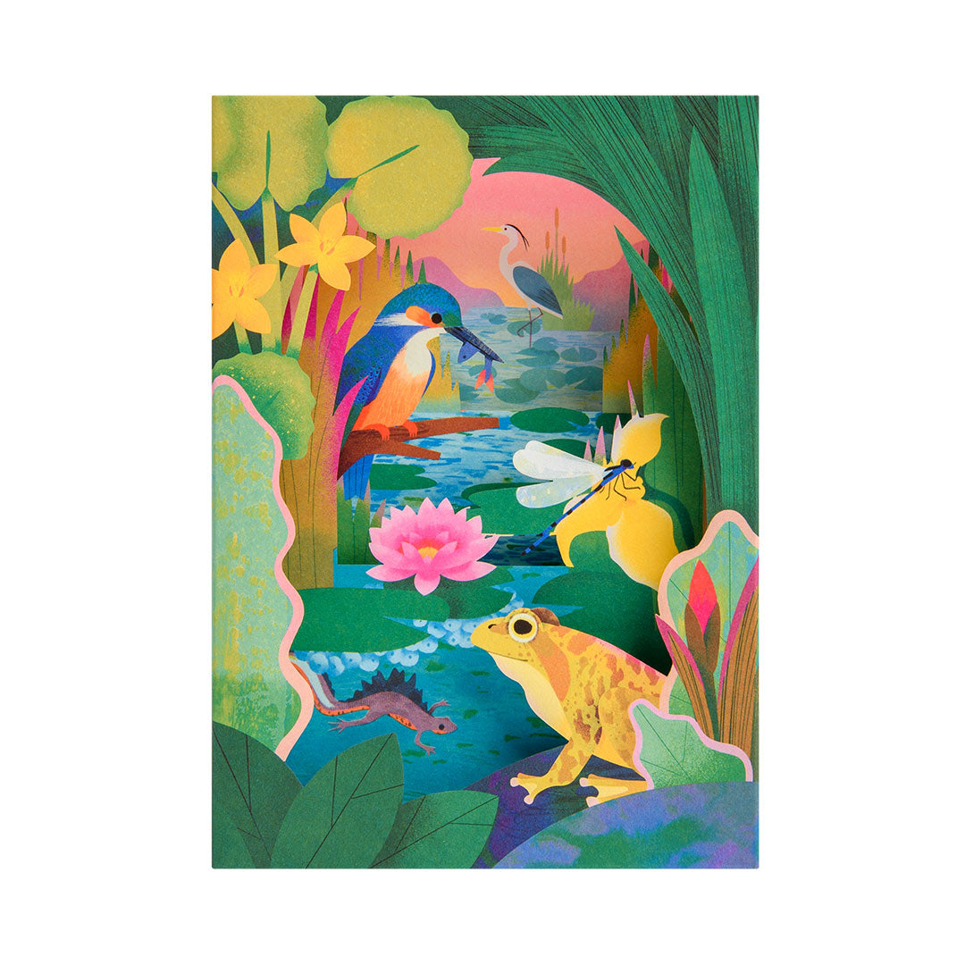 British Pondlife Pop Up Greeting Card