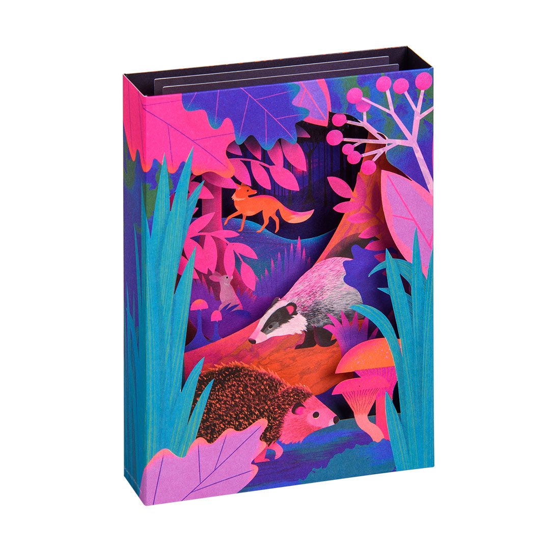 British Woodlands Pop Up Greeting Card