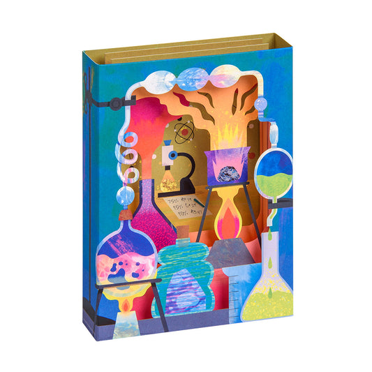 Chemistry Set Greeting Card (3D)