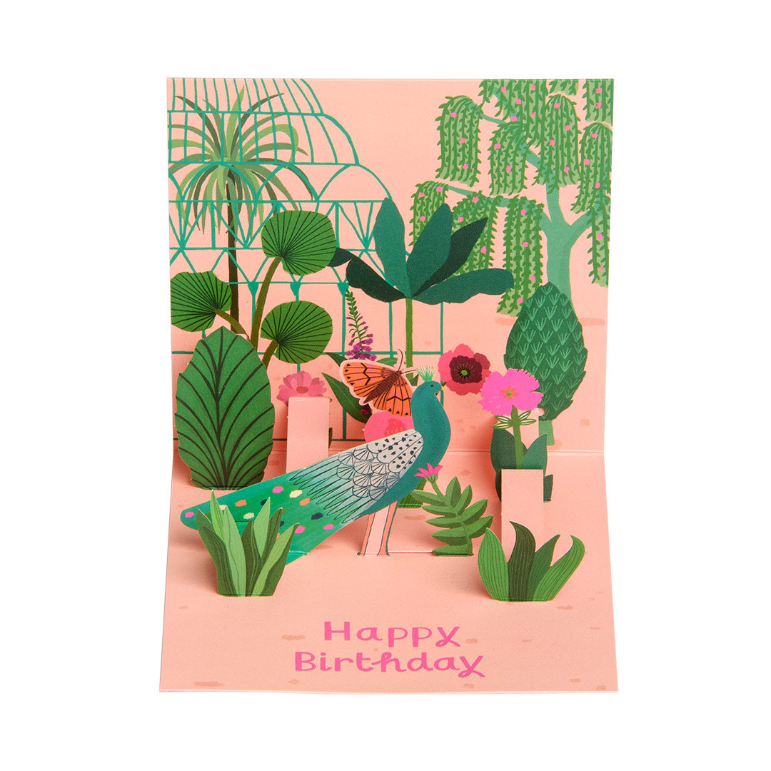 Peacock Pop Up Greeting Card