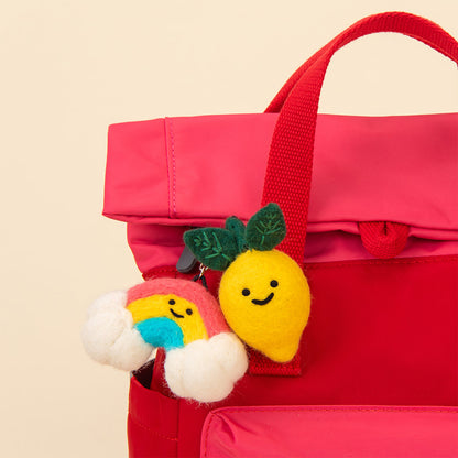 Lucy The Lemon Felt Keychain