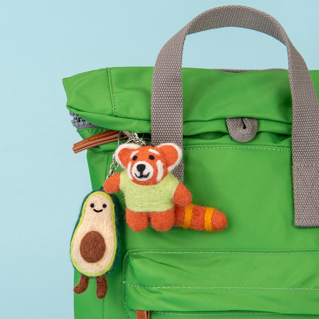 Remi The Red Panda Felt Keychain