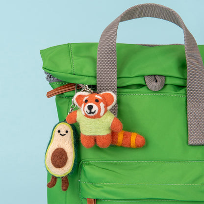 Remi The Red Panda Felt Keychain